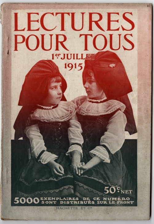 Lectures pour tous, 1er juillet 1915, Musée d’histoire de Nantes.