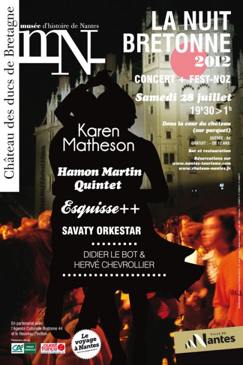 Affiche de La nuit bretonne 2012