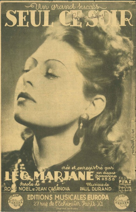 Affiche de Léo Marjane