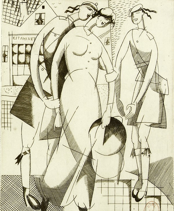 Dessin de femmes par Jean Emile Laboureur 