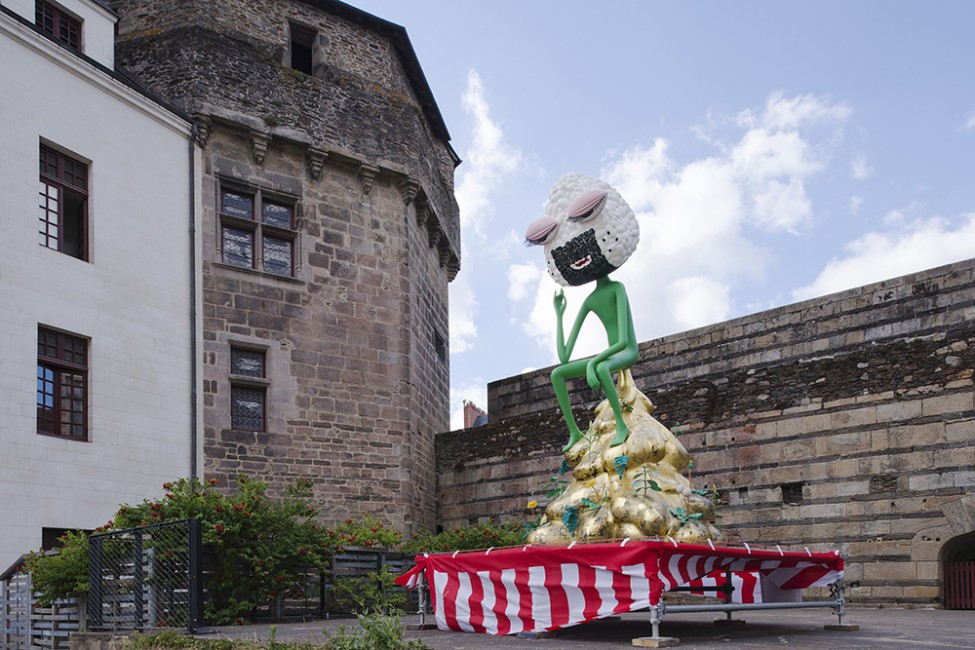 sculpture d'une boule de riz