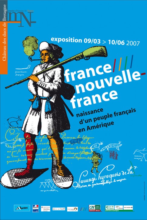 Affiche de l'exposition France Nouvelle France