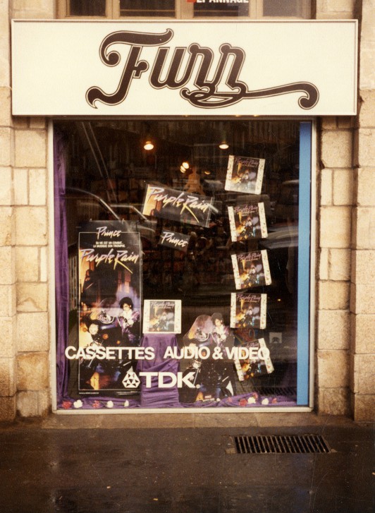 Façade de la boutique Fuzz disques